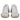 Silverfärgade sneakers från Rombaut med en futuristisk och skulptural design. Skorna har flera lager av material i olika texturer bubbliga detaljer. På sidan finns en distinkt, oval applikation i silver med en svart logotyp. Mellansulan är chunky och har en grå, geometrisk design som kontrasterar mot den ljusare ovandelen och den beige-färgade yttersulan med ett grovt mönster.