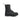 En produktbild på Vegetarian Shoes svarta eye boot i veganskt skinn, tio hål snörning och svart grov sula.
